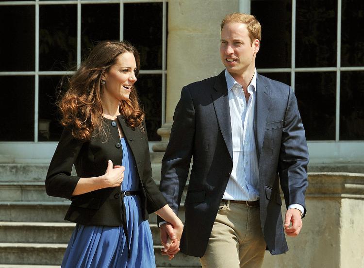 Kate Middleton e o príncipe William quando partiam para a lua de mel, em 2011 - Rota/Anwar Hussein/Getty Images - Rota/Anwar Hussein/Getty Images