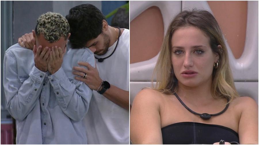 BBB 23: Fred e Bruna ficaram inconformados com a eliminação de Larissa - Reprodução/Globoplay