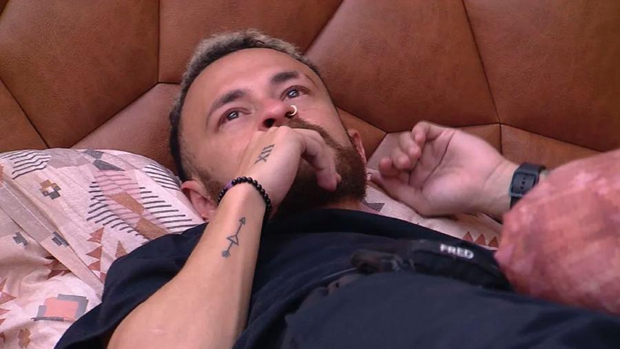 BBB 23: Fred se emociona ao "chegar no seu limite - Reprodução/Globoplay