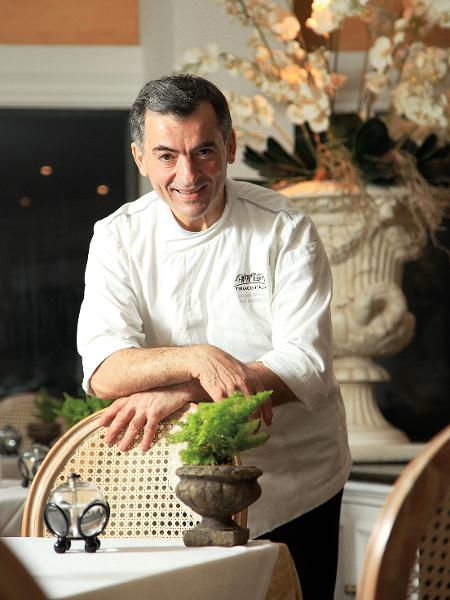 O chef Pasquale Mancini assumiu as panelas em 2012, e segue até hoje - Acervo Terraço Itália - Acervo Terraço Itália