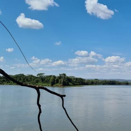 Vista do Rio Paraguai na cidade de Cáceres, no Mato Grosso