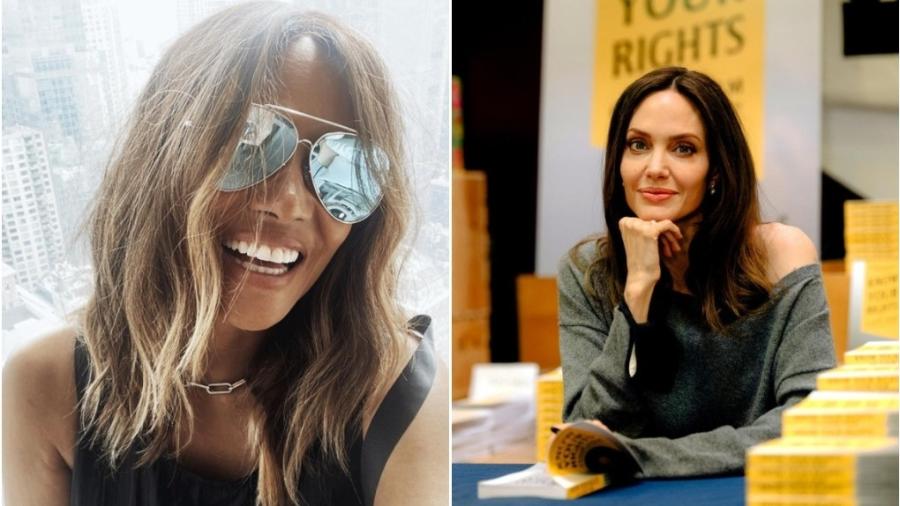 Halle Berry e Angelina Jolie trabalharam juntas em "Maude v Maude", onde atuam e produzem - Reprodução/Instagram