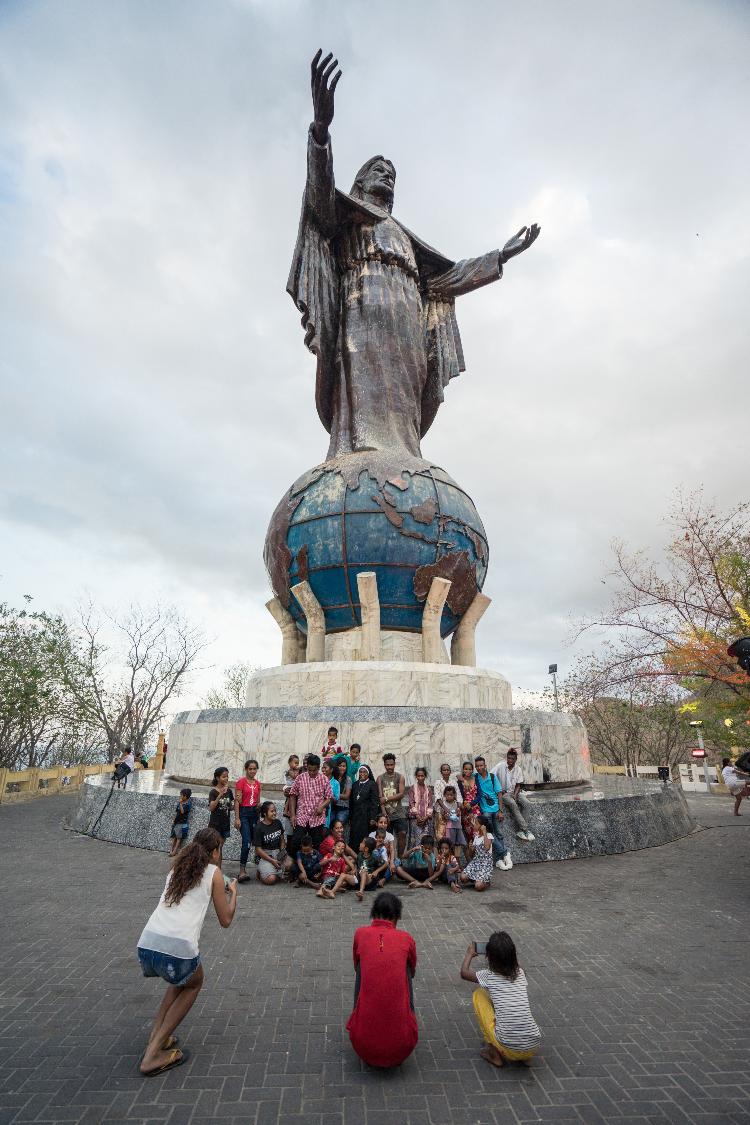 Estátua de Cristo em Timor-Leste