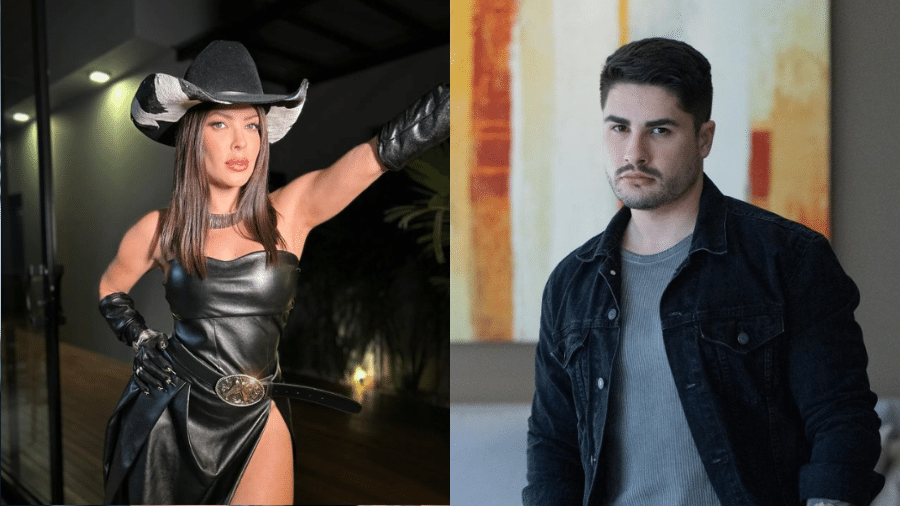 Jaque Grohalski e Lucas Souza discutem nas redes sociais - Reprodução/ Instagram @jaquelline e @lucassouza_ofl