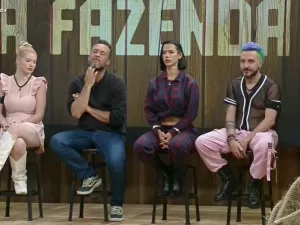 A Fazenda 16: Júlia, Juninho, Larissa e Fernando estão na 2ª roça