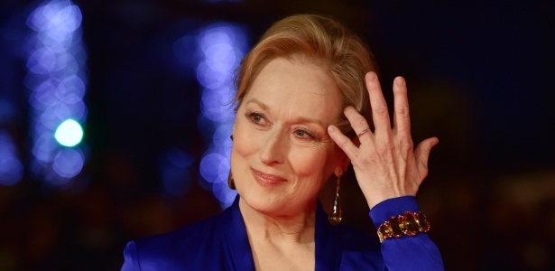 7.out.2015 - Meryl Streep na pré-estreia do filme "Suffragette" - Leon Neal/AFP