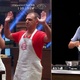 Montagem com Michele Silva e Leonardo Monicelli, competidores do primeiro duelo do "MasterChef", e Adriana Dalcanale, "vovó sensual" que conquistou os jurados - Montagem/Reprodução/Band