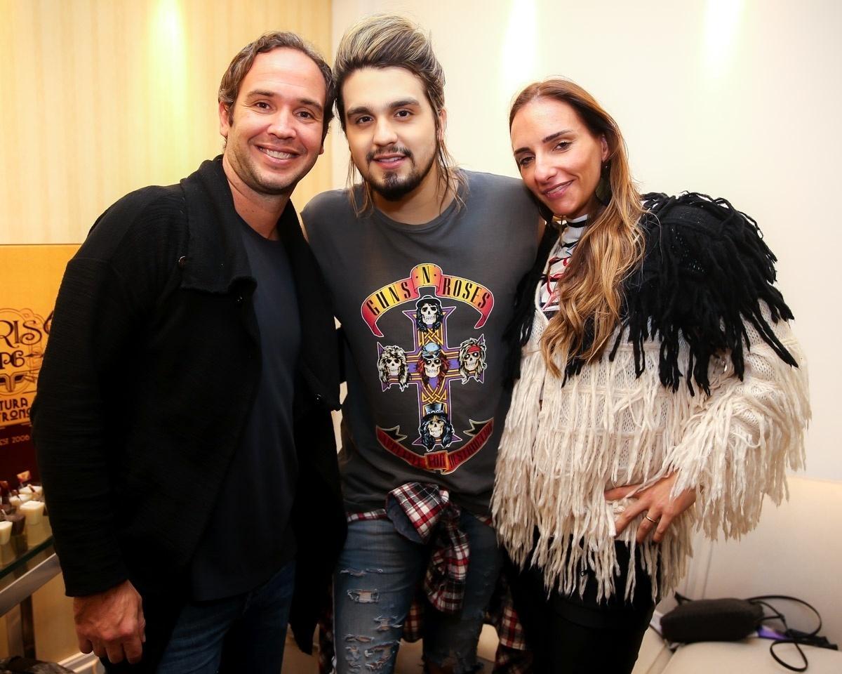 Caio, comentarista esportivo da Globo, também foi ao show do Luan Santana em São Paulo - Manuela Scarpa/Brazil News