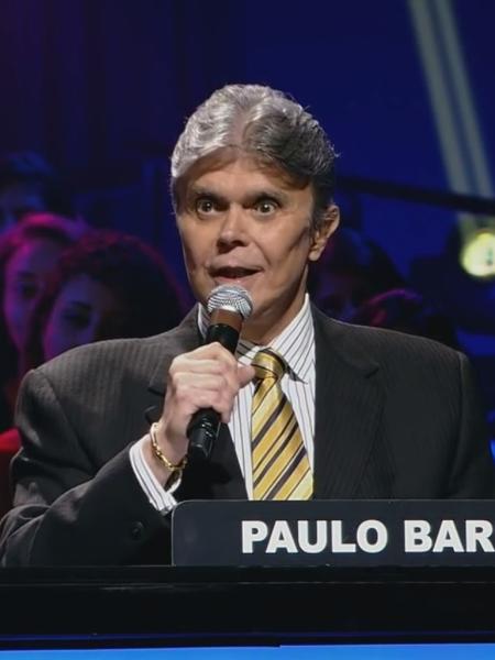 Paulo Barboza no "Troféu Imprensa" - Reprodução/SBT 2013