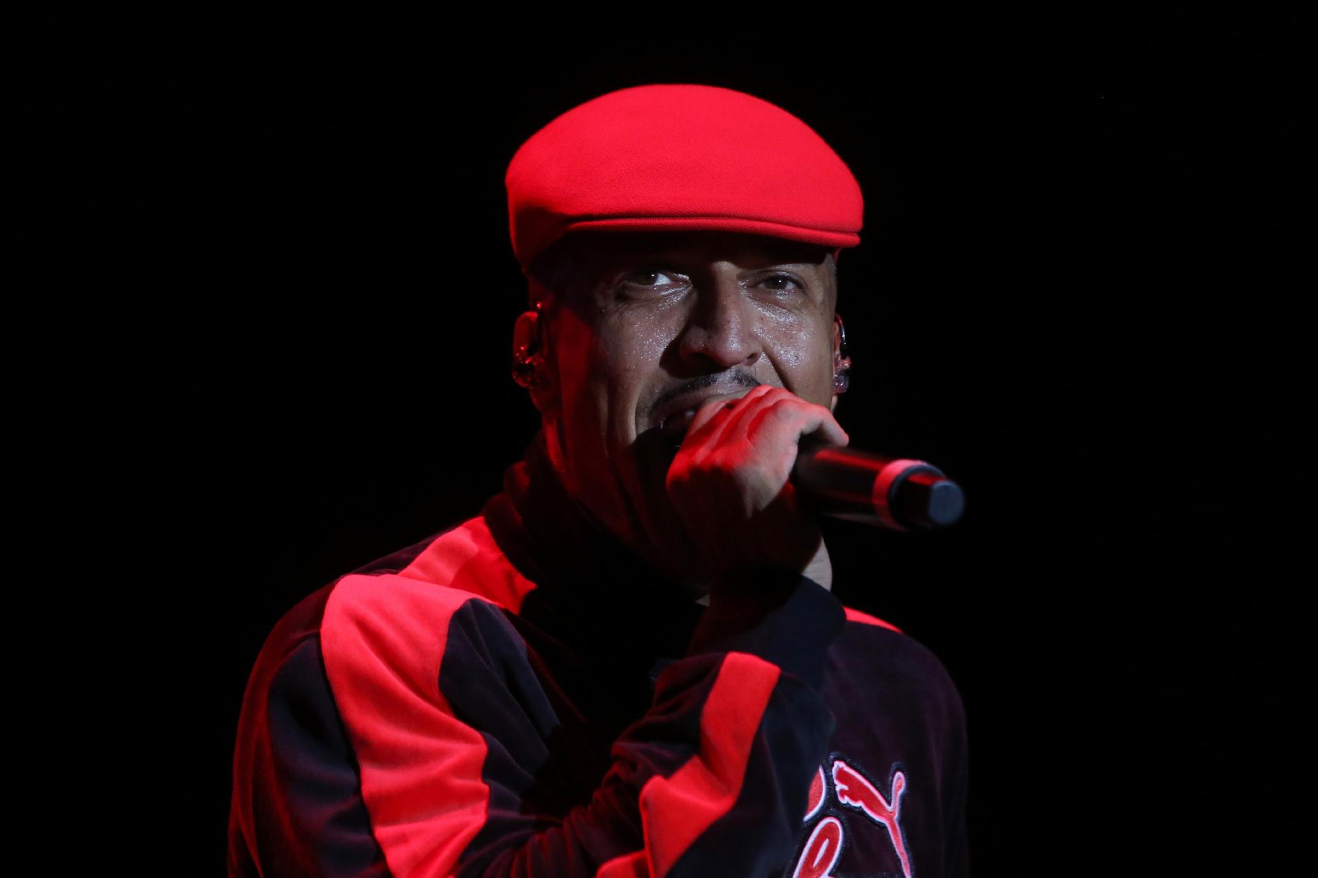 No palco Axe do Lollapalooza Brasil 2018, o rapper Mano Brown apresenta seu show solo "Boogie Naipe" - Ricardo Matsukawa/UOL