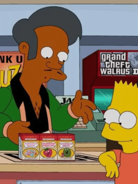 Apu, personagem dos Simpsons - Reprodução