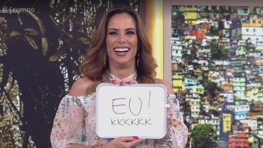 Ana Furtado apresenta o "Encontro" - Reprodução/Globo