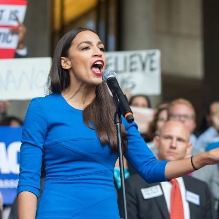 Alexandria Ocasio-Cortez é congressista democrata por Nova York  - Scott Eisen/Getty Images