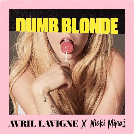 Capa do single "Dumb Blonde", de Avril Lavigne com Nicki Minaj - Reprodução/Twitter