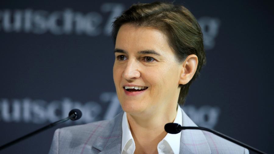 A primeira-ministra sérvia Ana Brnabic se tornou mãe - Getty Images