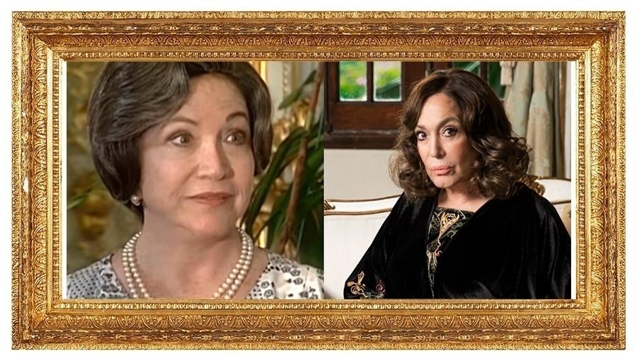 Nathalia Timberg interpretou tia Emilia, que será vivida por Susana Vieira - Reprodução/SBT/Globo/Raquel Cunha/Montagem UOL