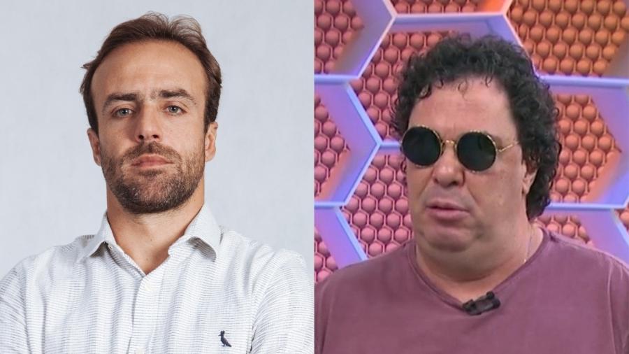 Roger Flores e Casagrande - Reprodução / TV Globo