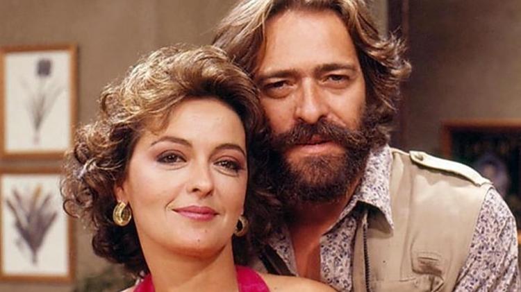 Maria Zilda e José de Abreu, em Bebê a Bordo (1988) - Divulgação/ Globo - Divulgação/ Globo