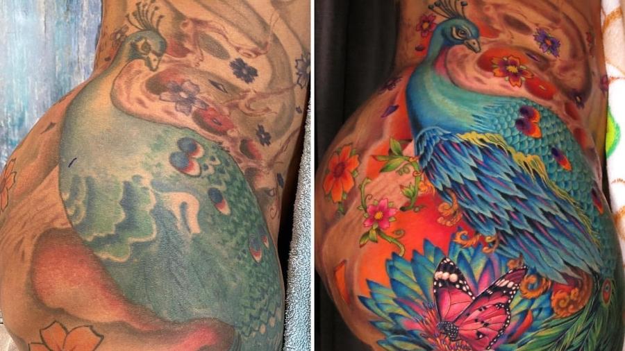 A tatuagem de Cardi B: retoque depois de 10 anos - Reprodução/Instagram