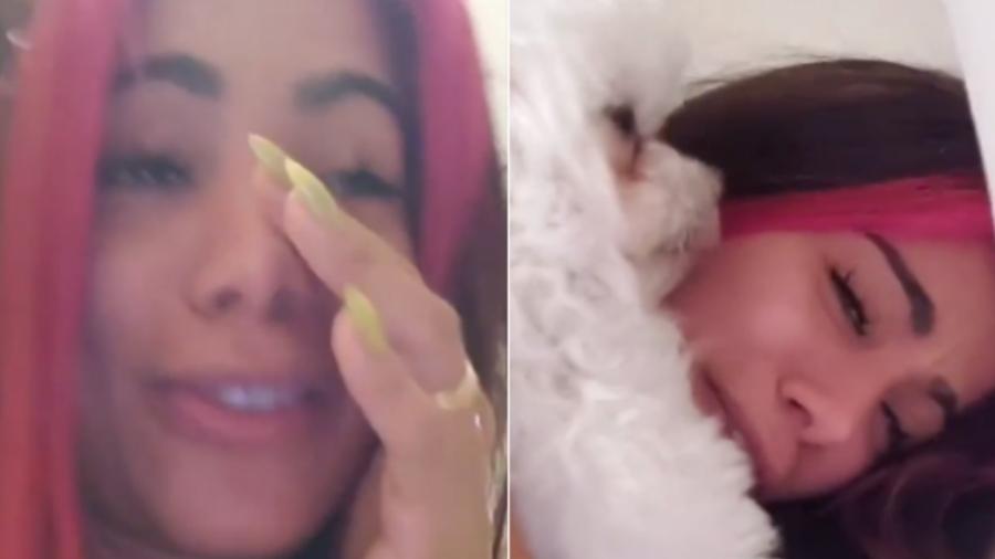 Anitta postou vídeos nas redes sociais dizendo que quer se apaixonar - Reprodução/Instagram