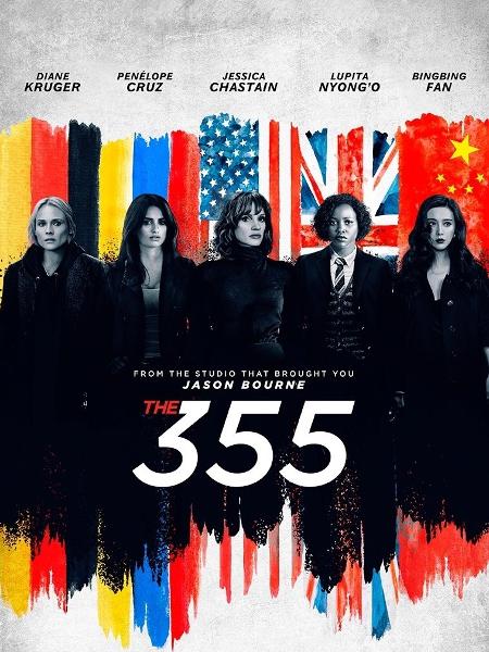 Pôster de "The 355", com time de estrelas interpretando espiãs - Reprodução/Twitter