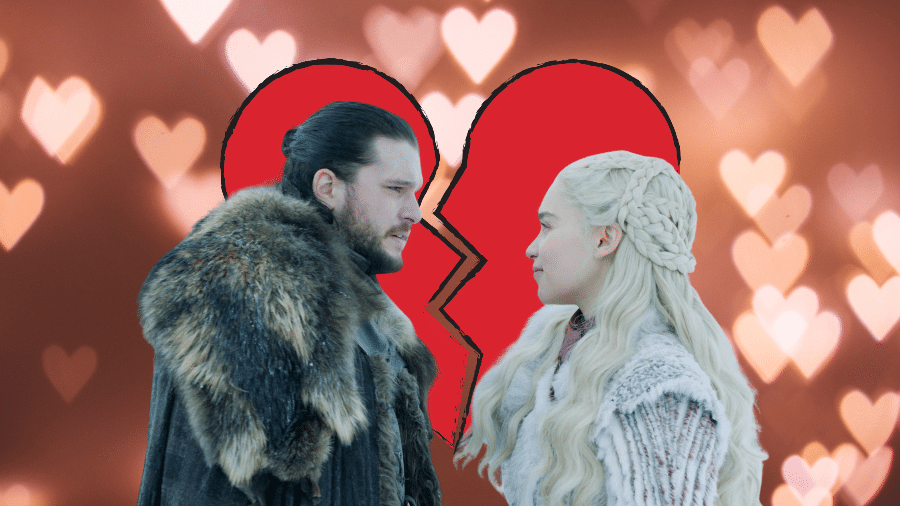 Jon Snow e Daenerys Targaryen, casal de Game of Thrones - Montagem / Pedro Antunes