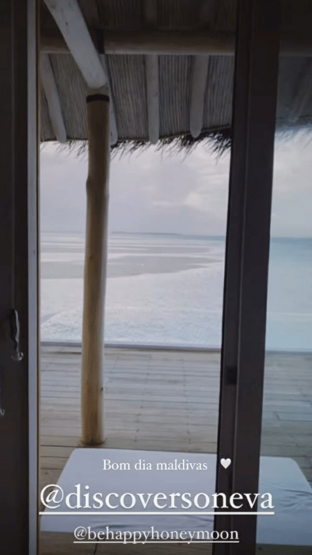 Vista para o mar no quarto de hotel de Sasha e João Figueiredo - Reprodução/Instagram - Reprodução/Instagram