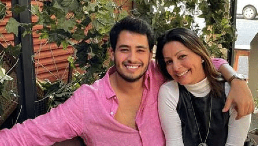 Liz Vargas ao lado do único filho, Matheus - Reprodução/Instagram