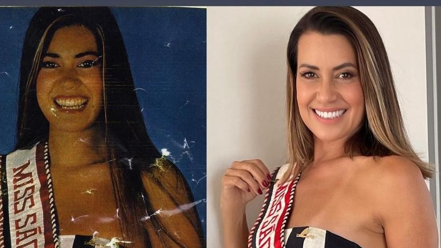 Solange Frazão, 61, usou mesmo look de ensaio realizado aos 18 anos