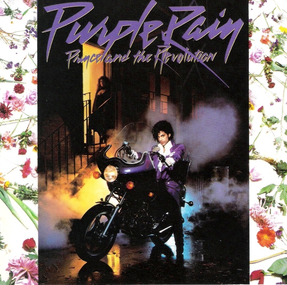 Capa do disco "Purple Rain", que vendeu 1,5 milhão de cópias apenas na primeira semana - Reprodução