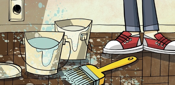 Irritações: sujeira na obra, falta de cuidado na execução do serviço e serviço mal feito - Leo Gibran/ Arte UOL - Leo Gibran/ Arte UOL