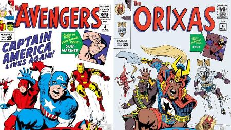 Os Vingadores da mitologia de matriz africana: Hugo Canuto bebe na fonte dos Orixás para nova HQ - Divulgação