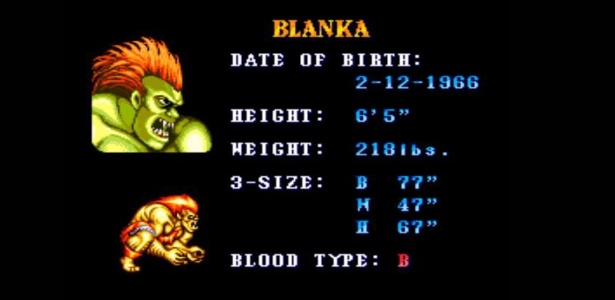 No 'aniversário' de Blanka, veja a evolução do personagem ao longo