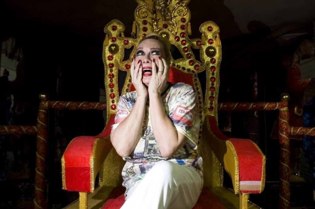 Rogéria, que foi destaque no desfile da escola São Clemente no Carnaval de 2008 - Paula Huven/Folhapress