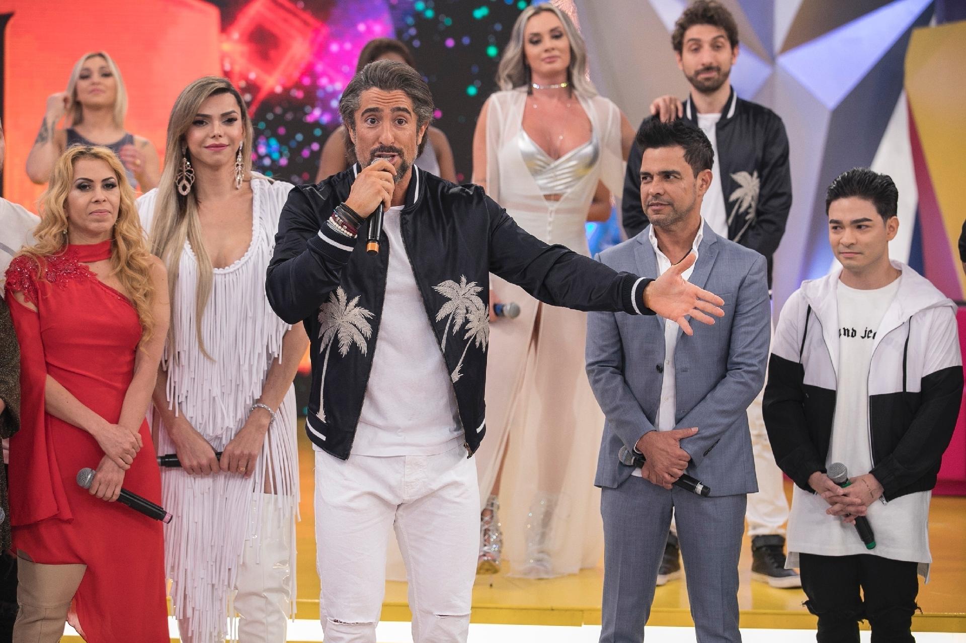 ultima gravação do programa "Legendários", que vai ao ar nesta sexta-feira (29), na Record - Edu Moraes/Divulgação/Record