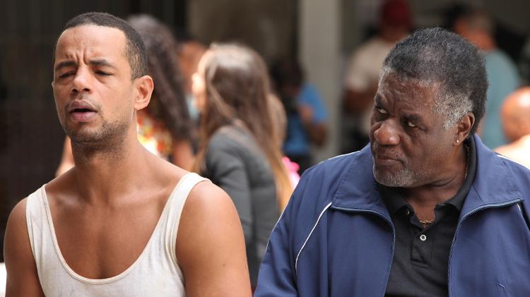 Jonathan Haagensen e Tony Tornado em cena de "Carcereiros" - Divulgação/Beto Besant - Divulgação/Beto Besant