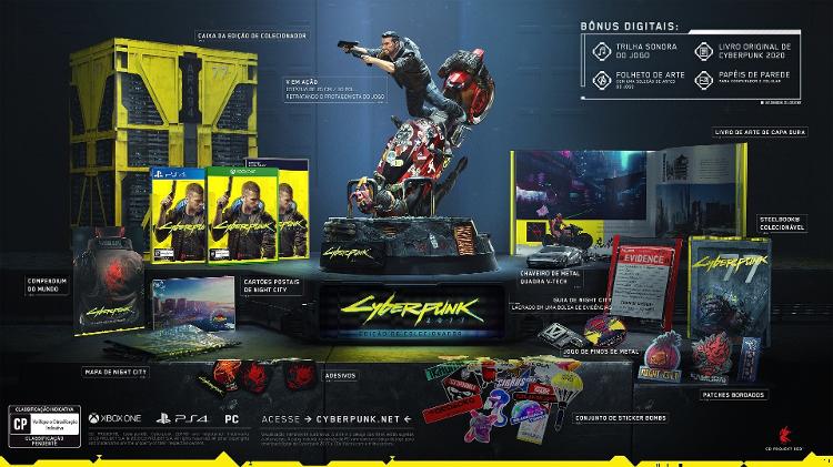 Cyberpunk 2077 - Edição de Colecionador - Divulgação - Divulgação