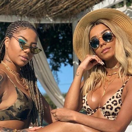 Ludmilla e Brunna Gonçalves costumar aparecer nas redes sociais com roupas combinando  - Reprodução/Instagram