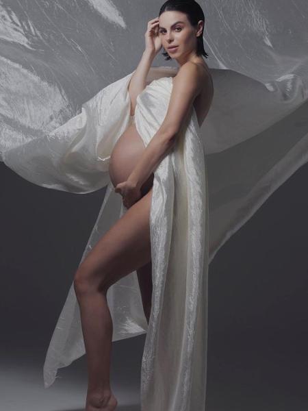 Sthefany Brito, no oitavo mês de gravidez - Reprodução/Instagram