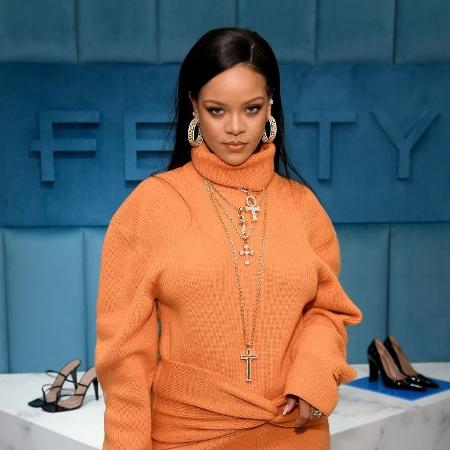 Rihanna no lançamento da Fenty na Bergdorf Goodman de Nova Iorque, em fevereiro de 2020 - Dimitrios Kambouris/Getty Images for Bergdorf Goodma