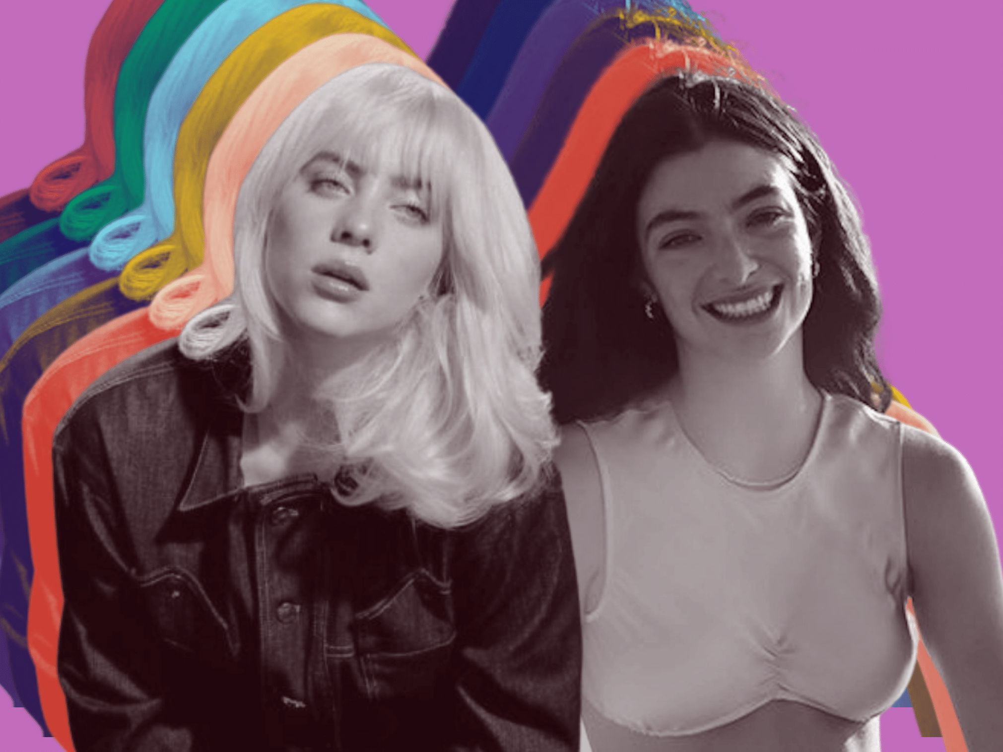 Billie Eilish e Lorde abandonam o pop gótico e vão curtir o verão