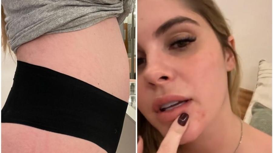 Bárbara Evans mostra barriga e efeitos da gravidez no corpo - Reprodução/Instagram