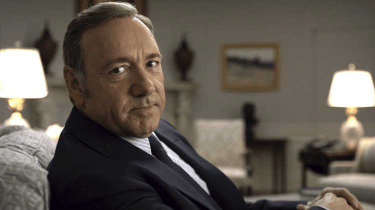 Kevin Spacey em cena de "House of Cards", da Netflix