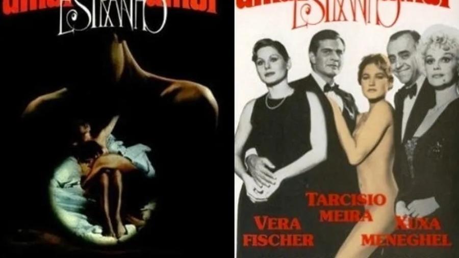 Versão alterada do cartaz de "Amor Estranho Amor" mostrava Xuxa nua  - Reprodução