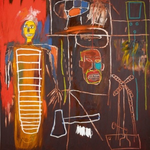 "Air Power", de Jean-Michel Basquiat, obra mais cara de Bowie - Reprodução - Reprodução