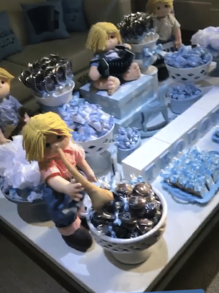 A mesa de doces - Reprodução/Instagram - Reprodução/Instagram