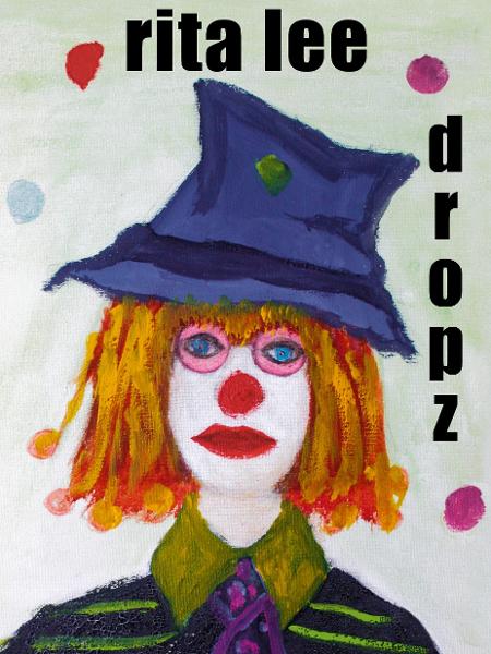 Capa do livro "Dropz" com um autorretrato feito por Rita Lee - Divulgação - Divulgação