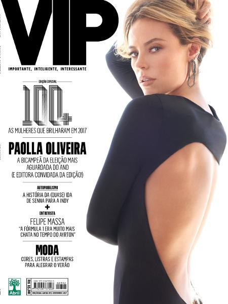 Paolla Oliveira está na capa da "VIP" de novembro - Divulgação/VIP