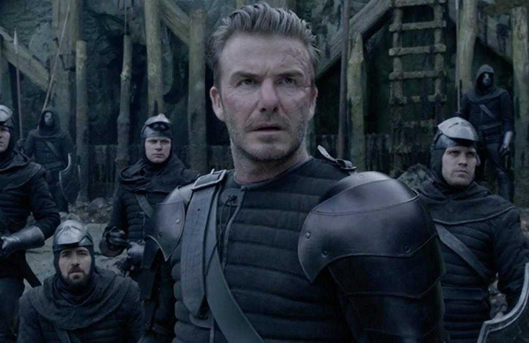 David Beckham em cena de "Rei Arthur: A Lenda da Espada" (2017) - Divulgação