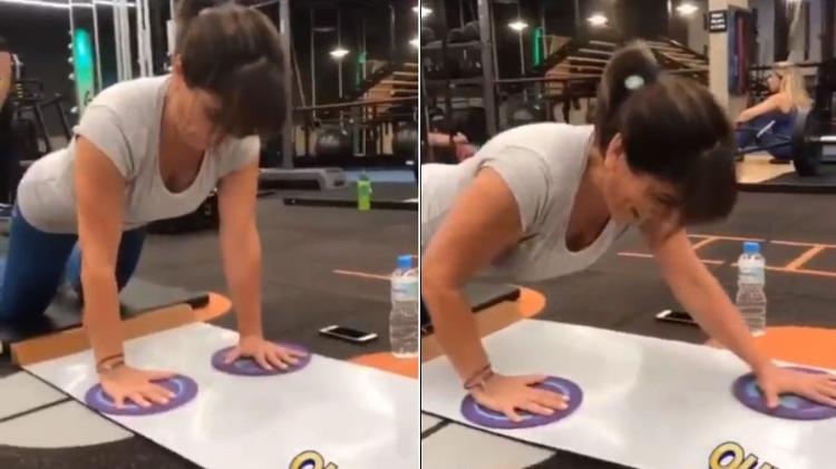 Glória Pires se exercita - Reprodução/Instagram - Reprodução/Instagram